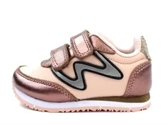 Woden Kids sneaker Manu metallic rose bloom